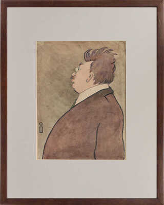 Троянский Петр Николаевич (Юнкер Шмидт). Шарж